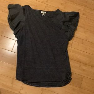 NWT striped short sleeved shirt